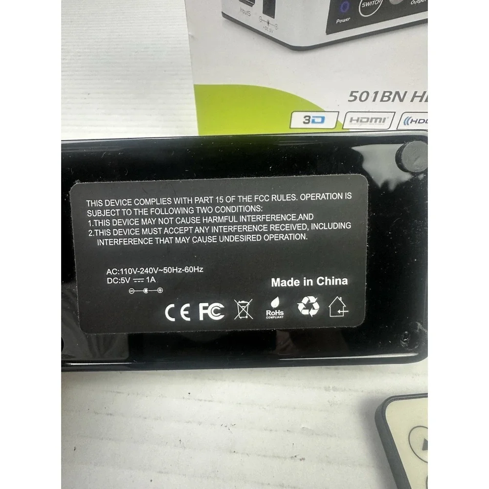 KINIVO 501BN HDMI SWITCH 1080P